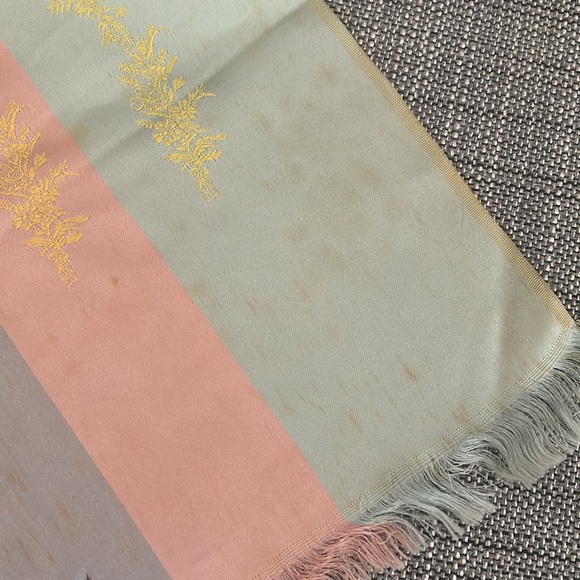 Vintage Rhodes scarf made in France acetate pastel colors - Picture 3 of 7